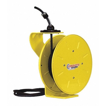 CONDUCTIX-WAMPFLER Cord Reel,25ft,12 AWG,Bare,125VAC