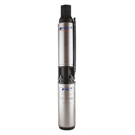 FLINT &,amp, WALLING 3/4 HP Deep Well Pump,7 gpm,230VAC