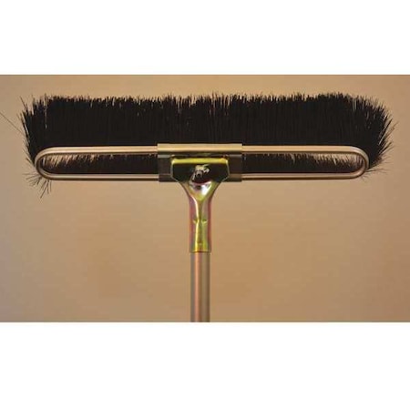 BRUSKE PRODUCTS Sweep,Black,Medium,Steel,Bolt-On,17 in.