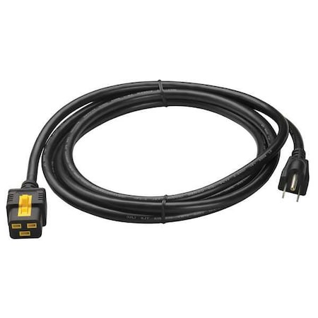 APC Power Cord,5-15P,IEC C19,10 ft.,Blk,15A