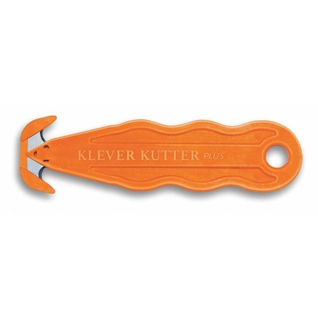KLEVER Safety Cutter,Org Handle,5-1/4& L,PK10