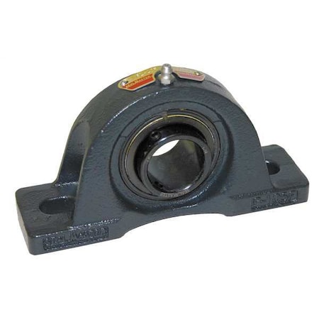 SEALMASTER Pillow Block Brg,1 11/16in Bore,Cst Iron