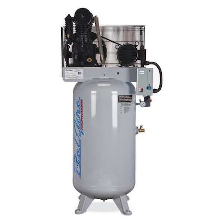 BELAIRE Air Compressor,Vertical,7.5HP,80gal,460V