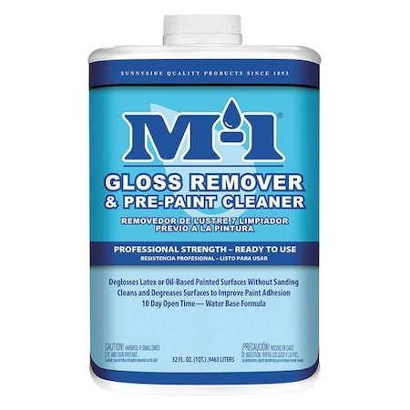 M-1 Paint Deglosser,1 qt Bottle, Water Base