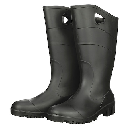 TALON TRAX Rubber Boot,Mens,5,Knee,Black,PR