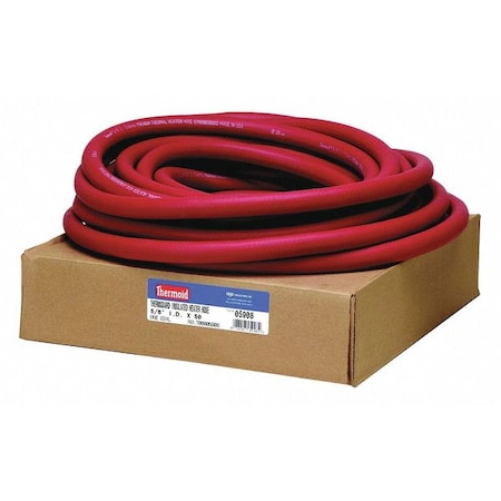 THERMOID Heater Hose,5/8& ID x 50 ft. L,Red
