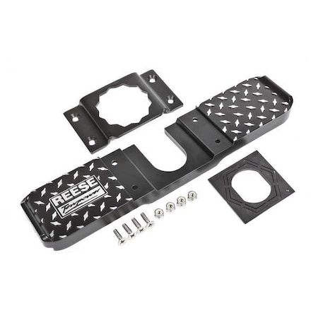 REESE Hitch Step,3 1/2 in,Cast Aluminum