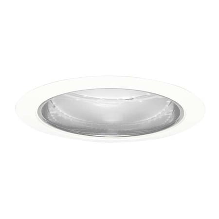 JUNO LIGHTING RcssdDwnltTrim,5in,Wht/Slv,Open,Srs204