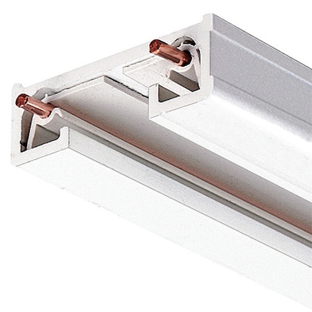 JUNO LIGHTING J Track Section,White,8ft,120V AC