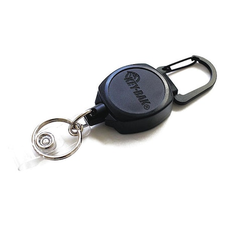 KEY-BAK Key Reel,Black,Polycarbonate