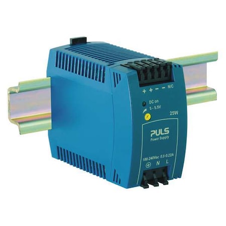 PULS DC Power Supply,Plastic,5 to 5.5VDC,25W
