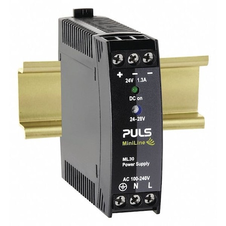 PULS DC Power Supply,Plastic,24 to 28VDC,30W