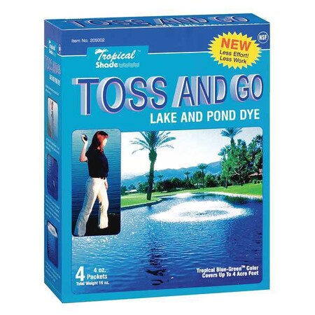 KINGSCOTE Pond Dye,Blue/Green,4 oz,PK4