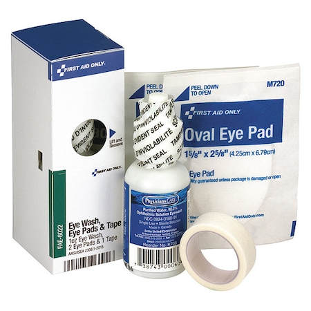 FIRST AID ONLY Partial Refill/Kit,4pcs,1 7/8x4.25