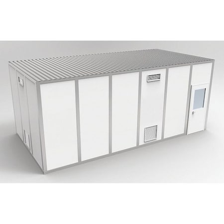 PORTA-FAB Modlr Cleanroom,12.4 ftx10.1 ftx24.4 ft
