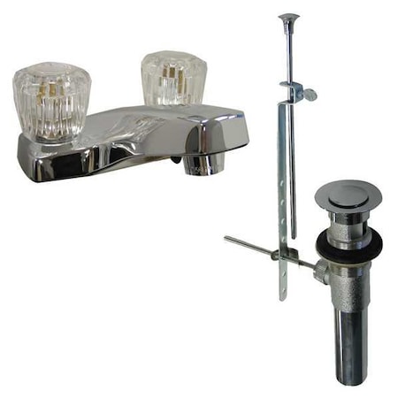 DOMINION FAUCETS Low Arc,Chrome,Dominion Faucets,1.2gpm