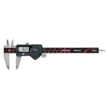 MAHR Digital Caliper,IP67 Res.,40mm Jaw D,SS