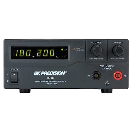 B&,amp,K PRECISION Switching DC Power Supply,18V,20A
