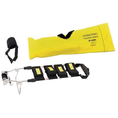 FERNO Traction Splint,Black,Aluminum,47& L