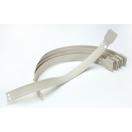 STANLEY HEALTHCARE Wrist Strap,11 1/2& L,Gray,PK5