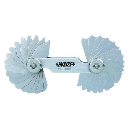 INSIZE Radius Gauge Set Accuracy  +/-.0012