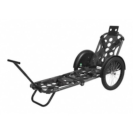 REXONE Mobile Stretcher;400 lb;Black;72" L