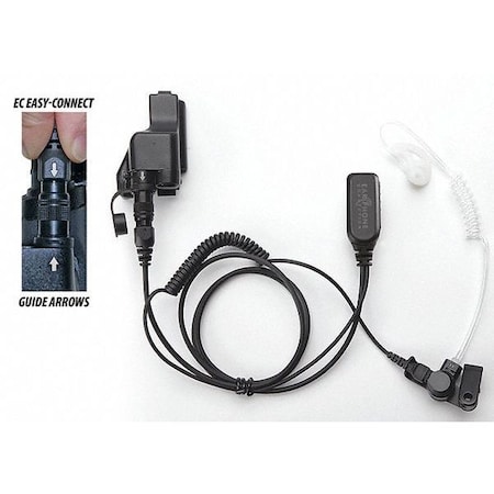 EARPHONE CONNECTION Earpiece,MFR# EP1323EC,Cord:28&