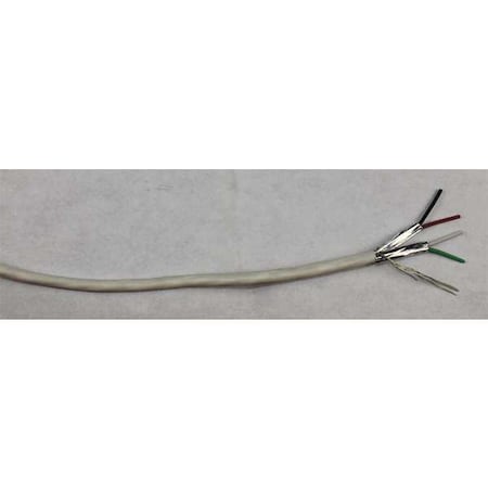 BELDEN Data Cable,Plenum,4 Wire,Natural,1000ft