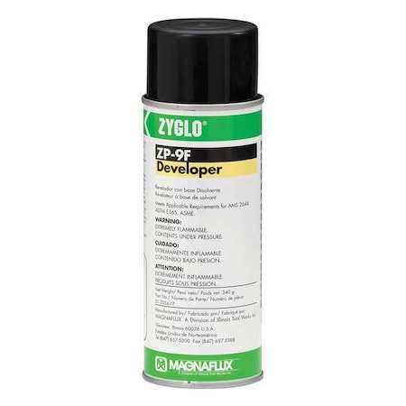 MAGNAFLUX Dye Penetrant Developer,16oz,Aerosol Can