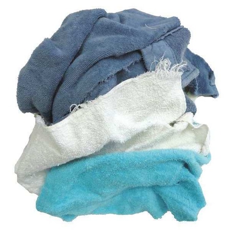 PROCLEAN BASICS Colored Terry Cloth Remnants,3 lb. Bag