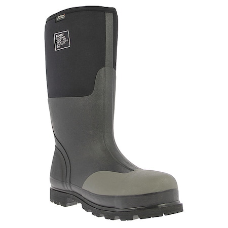 BOGS FOOTWEAR Rubber Boot,Mens,4,Knee,Black,PR