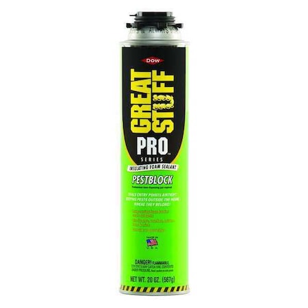 GREAT STUFF Insulating Spray Foam Sealant,Gray,20 oz