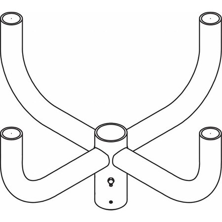 EXO Pole Bracket,Steel Housing,30&L,21-5/8&W
