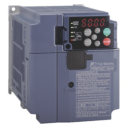 FUJI ELECTRIC Variable Frequency Drive,5 hp,230V AC