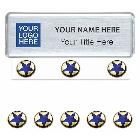 THE MIGHTY BADGE Badge,Laser,Blank Legend,PK10