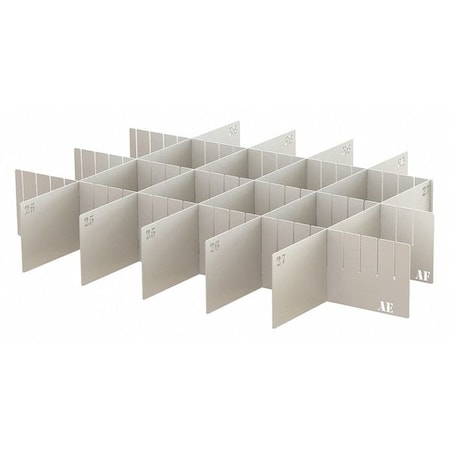 SWIVEL STORAGE SOLUTIONS Steel,Drawer Divider,23 3/4 in W