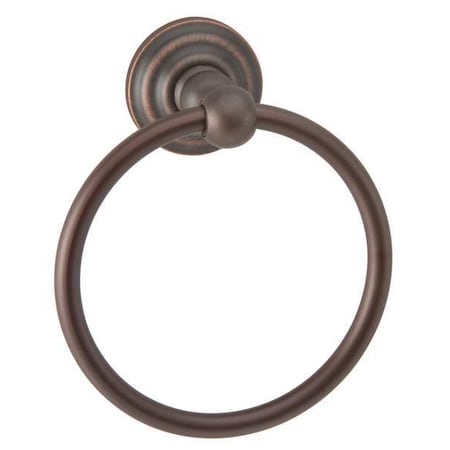 TAYMOR Towel Ring;Zinc;Bronze;6 5/8 in w