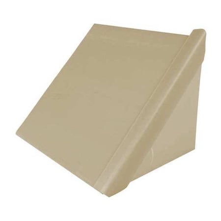 BIRD BARRIER Bird Slide End Cap,8 1/2 in H,Beige,PK10