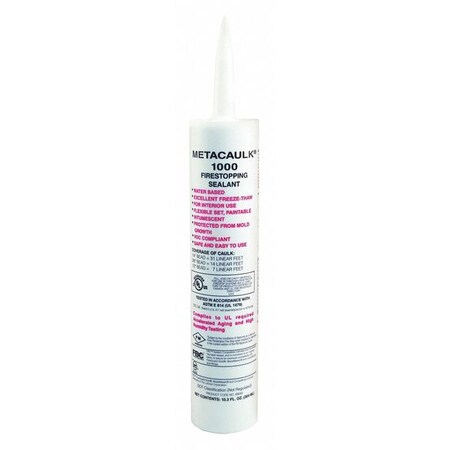 METACAULK Fire Barrier Sealant,Tube,10.3 oz