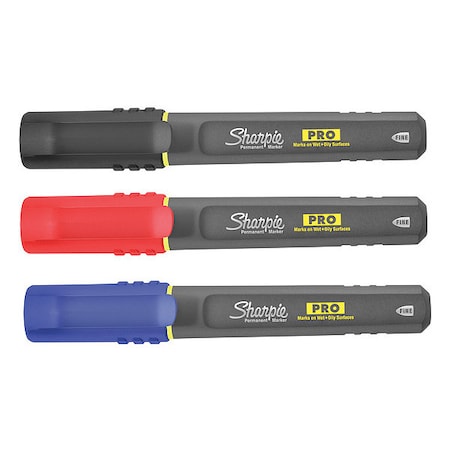 SHARPIE Permanent Marker Set,Assorted,PK4