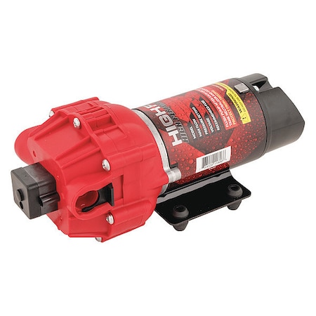 HIGH-FLO Diaphragm Pump,Plastic,4Cmb,4.5gpm,60psi