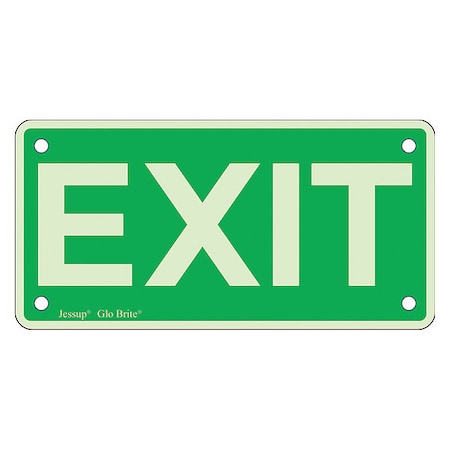 JESSUP Safety Sign,3 in x 6 in,Plastic