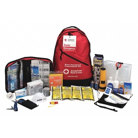 AMERICAN RED CROSS First Aid Kit,Nylon,16-1/2& H x 12& W