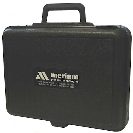MERIAM Hard Carrying Case,3 In D,12 In H,Black