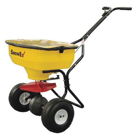 SNOWEX Broadcast Spreader,100 lb.,Knobby