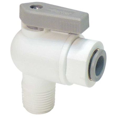 LIQUIFIT Manual 2-Way Ball Valve;Push;Polypro