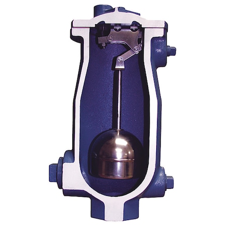 VAL-MATIC SewageAirReleaseValve,FNPT,3 x 1/2,CI