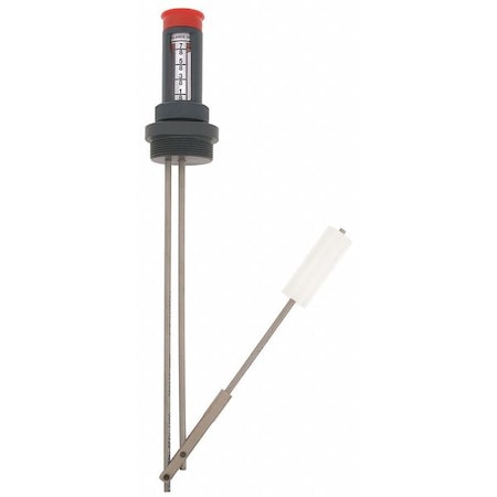 KRUEGER Level Gauge,HDPE,D 28in