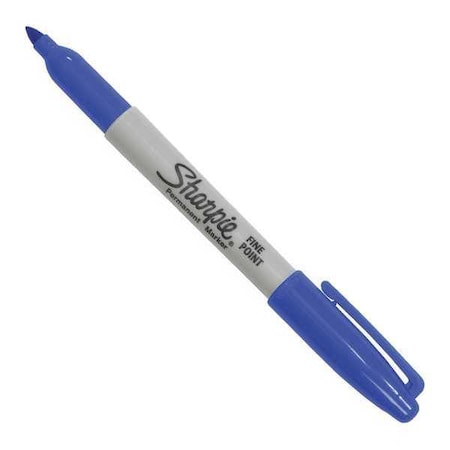 SHARPIE Sharpie Fine Point Perm Marker,Blue,PK12