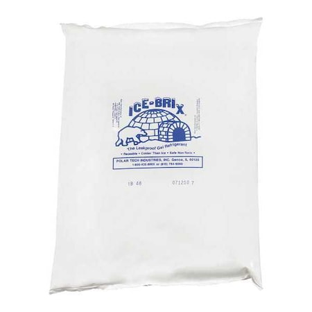ICE-BRIX Cold Packs,10-1/4x8x1-1/2&,PK6